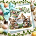 thumbnail image 6 of FLOPESN 6Pcs DIY Easter DIY Diamond Art Greeting Cards, 11.81X5.91in, Folding Blessing Card Set Gift with white envelope, 6 of 8