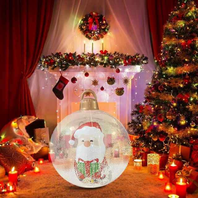 Yannianjz Inflatable Ball Christmas Decorations for Holiday Activities Christmas Yard Decorations