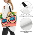 thumbnail image 3 of Fotbe Hello Summer Bolsa Tote Estética de Lona con Estampado para Mujer - Bolsa Reutilizable de Hombro Casual para Vacaciones, Compras, Trabajo y Gimnasio, 3 of 8