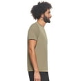 thumbnail image 3 of Expert Brand USA-Made Men's Siro Activewear Crewneck T-Shirt, Olive, Large, 3 of 6