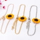 thumbnail image 5 of 5 piezas conjuntos de joyas anillos de flor de terre pendientes colgantes collar de gargantilla de flor de terre de boho para regalos de nav Plata Yinane Anillos de collar, 5 of 5