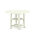 thumbnail image 2 of Coastal Dining Set - 3 Piece Round Table & 2 Upholstered Chairs, 2 of 5