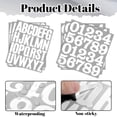 thumbnail image 2 of 276 Pcs 2 inch Self-Adhesive Vinyl Alphabet & Number Stickers, White for Mailbox, Signs, Cars, Wall, Home & DIY Decor, 2 of 6