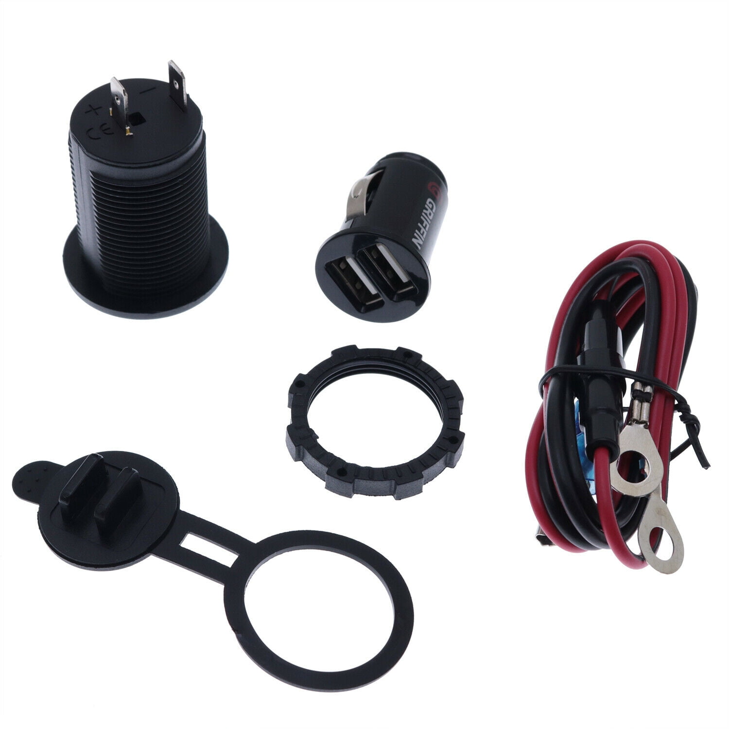 HVACSTAR Golf Cart USB Charger Port Outlet 12V Fits EZGO Club Car