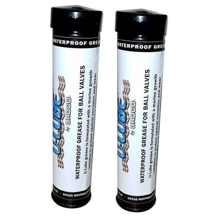 U-Lube Cartridge 2-Pack - 3oz Lubricant - Automotive Grease Gun Cartridge - Industrial Equipment Maintenance - Heavy Duty Machinery - 2 Pack Multicolor One Size