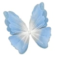 thumbnail image 2 of Adorno decorativo gigante de mariposa artificial, versátil, para fiestas, divertido, bonito, foto degradado azul claro, 2 of 9
