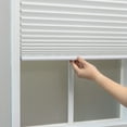 thumbnail image 6 of Regal Living Cordless Light Filtering Polyester Pleated Shades, White - 23.5 in. W x 72 in. L, 6 of 7
