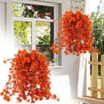 thumbnail image 2 of Artificial Hanging Flowers for Outdoors Spring Summer Decoration, UV Resistant Silk Fake Hanging Plants for Patio Porch Front Yard Window Garden Indoor Decor, 2 of 9