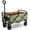 Green+Yellow, variant on Outdoor Folding Wagon 28"L, Collapsible Garden Camping Storage Cart Utility Beach Wagon(27.9"L x 15.7"W, 50L)