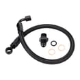 thumbnail image 1 of TopOne Braided Fuel Line Hose Fittings Kit With Metal Washers Rubber O-Ring Compatible For B/D Engine Series EG EK EF DC2, 1 of 9