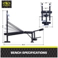 thumbnail image 5 of Athletic Works Standard Bench & Rack Combo with Leg Press, 5 of 7
