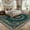 Dark Green, variant on Janvonne 5'x7' Pink Butterfly Floral Area Rug, Non-Slip Washable Soft Low-Pile Carpet for Living Room Bedroom Nursery, Home Decoration Aesthetics