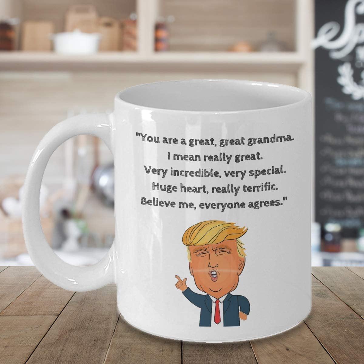 grandma gift cup You are a great Grandma very special Details about   Funny trump joke mug
