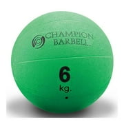 Champion Barbell Green 13.2 lb (6 kg.) Rubberized Medicine Ball