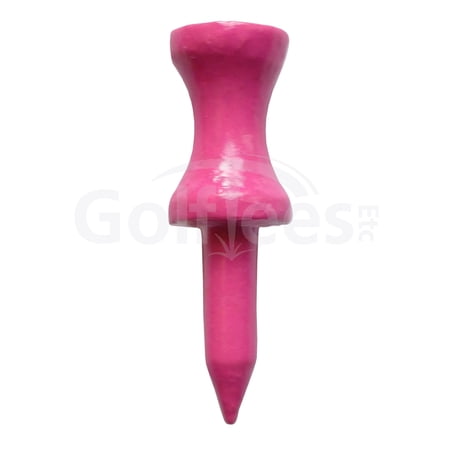 Golf Tees Etc Step Down Pink Color Golf Tees 1 1/4" Inch Strong & Light Weight Accessory Tool For Golf Sports - (300 Of Pack)