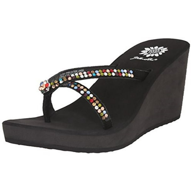 Yellow Box Yellow Box Women's Gateway Wedge Flip Flop, Multi, 8.5 M
