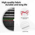 thumbnail image 5 of Christmas Tree Skirt Thin Green Line Flag Xmas Tree Skirt with Tassels Christmas Holiday Decoration 30", 5 of 6