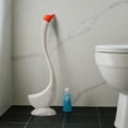 thumbnail image 4 of Clearance!Home Decor Shaped Toilet Brush Set With Holder Long Handle Bathroom Cleaning Brush For Effective Stain Removal And Hygienic Home Cleaning,Cleaning Brush, 4 of 5