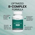 thumbnail image 3 of Omax3 Advanced Vitamin B Complex 50MG, Hair, Skin & Nails Support, Supports Immune Health - 90 Capsules, 3 of 6