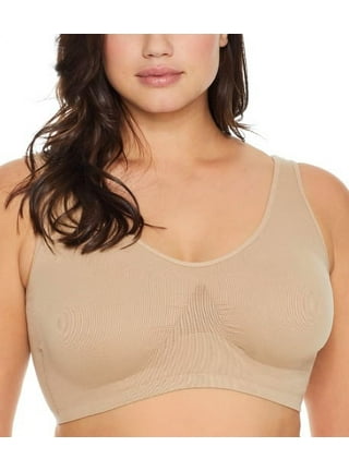 Women's Rhonda Shear 92071 Ahh Seamless Leisure Bra with Removable Pads  (Nude M)