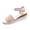 Pink, variant on Women's Espadrilles Wedge Sandals 2026 Open Toe Backless Mesh Strap Arch Support Wedges Wide Width Comfortable Casual Shoes for Daily Wear White 9 Wide