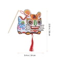 thumbnail image 3 of 1Pc Festive Tiger Pattern Paper Lantern Glowing Tiger Lantern New Year Kid Toy, 3 of 6