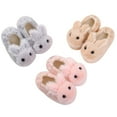 thumbnail image 3 of Toddler Baby Plush Slippers Soft Bunny Winter Warm House Bedroom Anti-Slip First Walkers, 3 of 4