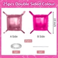 thumbnail image 2 of LQQBOX Pink Square Foil Balloon Wall, 25 PCS Double Sided Pink Square Balloon Backdrop for Girls Women Bachelorette Anniversary Birthday Party Decoration, 2 of 7
