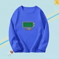 thumbnail image 1 of 2023 Printemps T-shirts à Manches Longues pour Enfants Coton Col Rond Garçon Tee Automne T-shirts Grand Garçon Automne Bleu 12T, 1 of 4