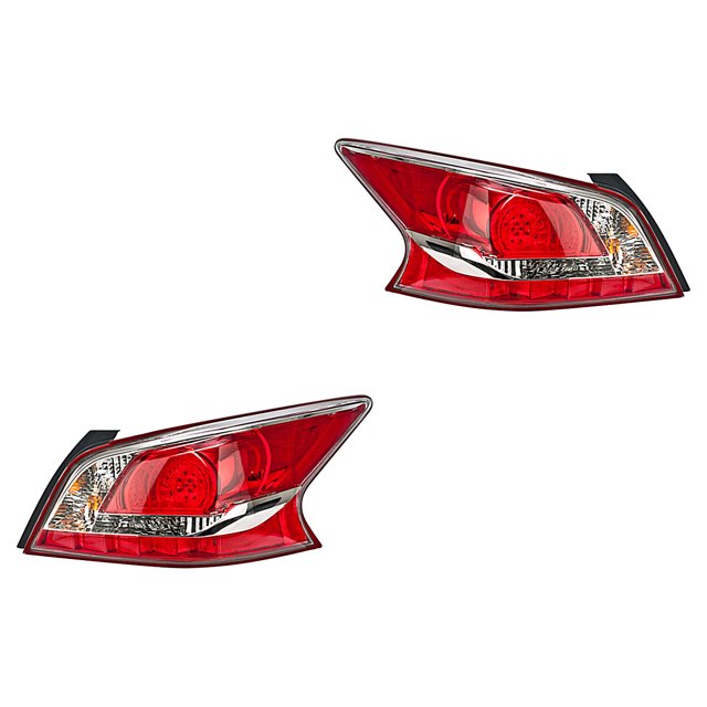 Par de Calaveras DEPO Altima 2013 A 2016 Nissan Filo rojo Con leds