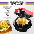 thumbnail image 4 of Taco Tuesday™ Baked Tortilla Bowl Maker, Red, 4 of 5