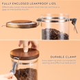 thumbnail image 3 of Bote de café Yangbaga Glass 1350 ml con estante y cuchara, 3 of 7