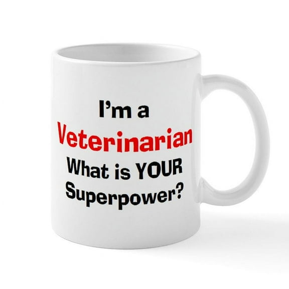 CafePress - Veterinarian Mug Mugs - 11 oz Ceramic Mug - Novelty Coffee Tea Cup