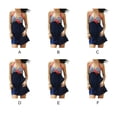 thumbnail image 4 of Qarigey Traje de baño Traje de baño Traje de mujer Mano de obra fina Transpirable Desgaste práctico Exquisito atractivo de larga duración Vestidos Rojo blanco azul L Qarigey AP018726-03, 4 of 6