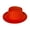 Orange red, variant on Yihuala Vintage Fedora Top Hat Color Short Brim Top Hat Western Cowboy Hat for Men Adults Cap Panama Hat