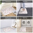 thumbnail image 5 of Gukieu Cute Piggy Ballerina Print Dust-proof Floor Mats, Water-absorbent and Non-slip Flannel Door Mats 16x24in, Home Decoration Suitable for Kitchen, Bathroom, Garage, 5 of 7