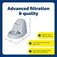thumbnail image 2 of Drinkwell Platinum Dog and Cat Water Fountain, Automatic Drinking Fountain for Pets, 168 Ounce, Grey, 2 of 7