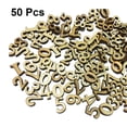 thumbnail image 2 of Wood Number Wooden Unfinished Letters Numbers Pieces Crafts Cutouts Diy Craft Wall Decor Board Table Letter Mini Symbols, 2 of 8