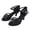 Black, variant on Soft Comfortable Latin Shoes Fashion Dance Shoe for Women Black Size 6 (US). Features 2.75 inches / 7 cm Heel for Ballroom Salsa Performance and Practice