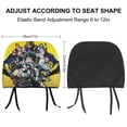 thumbnail image 2 of Boku No Hero Mha Car Headrest Cover 2 Pcs Vehicles Seat Pillow Cover Protector Accessories Decor Auto Front/Rear Seats Head Rest Cover 2 Pcs Universal Fit Most Cars Sedan SUV Van, 2 of 7