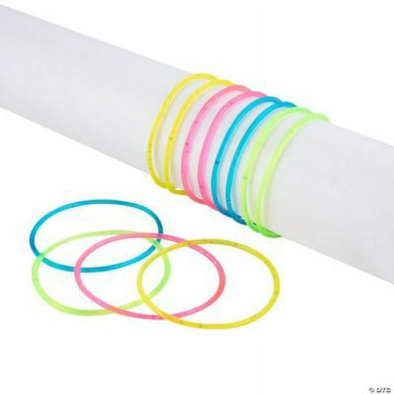 Glitter Jelly Bracelets - 48 Pc., Birthday, Jewelry, 48 Pieces