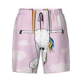 thumbnail image 5 of Rocae Aerial Yoga for Unicorn for Men's Swim Trunks Quick Dry With Two Side Pockets and One Lined Patch PocketXX-Large, 5 of 9