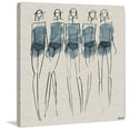 thumbnail image 3 of Marmont Hill Shaded Blue II Painting Print on Wrapped Canvas, 3 of 5