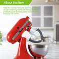 thumbnail image 6 of Flex Edge Beater Work for KitchenAid Mixer Attachments,Compatible with 4.5-5 Quart Tilt-Head Stand Mixers,kitchenAid Paddle with Scraper,Flexible Silicone Edges, 6 of 7