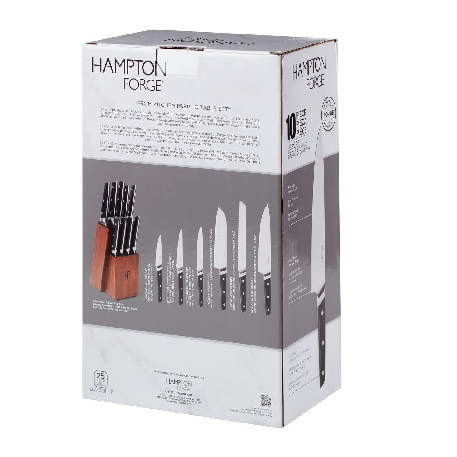 Ensemble de blocs de couteaux Hampton Forge AERO 1