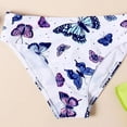 thumbnail image 7 of Utlike Girls Swimwear Summer New Colorful Cartoon Buterfly Print Bikini 2 Piece Swimsuit Adjustable Girls Beach Bathing Suit Size 7 Years-8 Years, 7 of 7