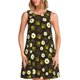thumbnail image 1 of Disketp Honey Bees With Flowers para Vestido sin Mangas para Mujeres, Vestidos de Verano para Mujeres, Casual y Holgado para la Playa, 1 of 7