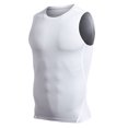 thumbnail image 6 of BXINGOHAI Compression Shirt Men Shapewear Slimming Body Shaper Vest Compression Tank Top Undershirt Today Sales White,M, 6 of 6