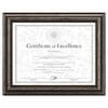 DAX Document Frame, Desk/Wall, Wood, 8-1/2 x 11, Antique Charcoal Brushed Finish -DAXN15790NT