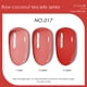 thumbnail image 2 of Esmalte de uñas semitransparente de 20 colores, crema, transparente, 7,5 ml, 2 of 3